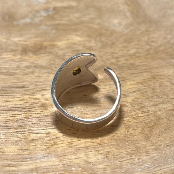 Ethiopian Opal 925 Sterling Silver Adjustable Open Ring - Picture 7 of 13